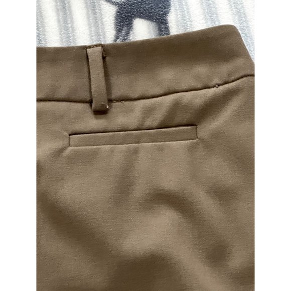WOMEN'S DARK KHAKI FLAT FRONT STRAIGHT LEG PANTS BY GEORGE SIZE 18 - Picture 4 of 8